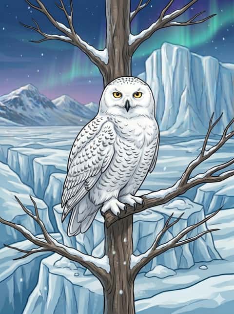 Snowy owl